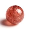 Natural Morango Cristal Contas Espalhadas Rodada Único Gelo Rosa Pulseira de Cristal diy Pulseira Jóias Acessórios de Material Artesanal