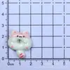Gatinho de Desenho Animado Donut Acessórios de Resina DIY Cola de Chantilly Presilha de Cabelo Ímã de Geladeira Capa de Celular Material para Crocs