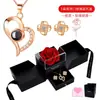 Ozon Popular Transfronterizo Corazón 100 Tipos de Lenguaje Te Amo Collar de Proyección Moda Femenina Colgante de Corazón de Gama Alta