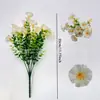 Envio Internacional de Buquês de Flores de Ipomeia Artificiais, Arranjos de Flores de Ipomeia Artificiais, Flores Artificiais para Decoração de Casa, Plantas e Flores de Plástico