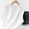 Chaleco de algodón absorbente de sudor para el trabajo, chaleco pesado sin mangas para lavado de autos, top para edificio deportivo, hombres universitarios