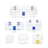 Cavidad bucal dental con caja de dientes de película caja de almacenamiento de dientes transparente caja de dentadura postiza caja de protección de dentadura postiza de incrustación caja de almacenamiento se puede imprimir logo
