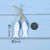 Ornatos Decorativos Pequenos para Pendurar DIY Mediterrâneo Mini Decorações Criativas de Parede Acessórios Feitos à Mão Argolas de Natação de Peixe Âncoras Decorações para Pendurar de Jardim de Infância