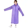 Impermeable no desechable al por mayor moda adulto con capucha impermeable para lluvia impermeable de punto turístico para kayak portátil engrosado