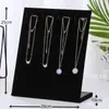 Almacenamiento de Collares Colgante de Alta Calidad Fieltro Exhibidor de Joyería Estante para Joyas Estante para Guardar Aretes Caja de Almacenamiento para el Hogar