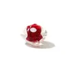 Han Yuyuan, Cuentas de vidrio de lunares con forma de platillo volante de Asia Occidental, Suministros para la fabricación de joyas DIY, Cuentas transparentes con forma de rueda, Venta al por mayor