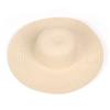 Sombrero de paja Amazon Hot para mujer, de verano, grande, plegable, ligero, con placa de paja, para exteriores, protección solar, para playa.
