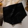 Ropa Interior de Satén para Mujer, Seda de Hielo Transpirable, Sexy de Cintura Alta, Control de Abdomen, Levanta Glúteos, Bragas Sin Costuras para Mujer, Estilo Delgado, Realza Caderas