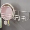 Suporte para Bacia Banheiro Sem Furos Suporte de Armazenamento para Bacia de Banheiro Suporte de Armazenamento para Lavatório de Banheiro Artefato de Suspensão para Bacia