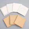 El cuaderno creativo de notas adhesivas se puede arrancar para que los estudiantes usen el libro de mensajes de cuadrícula de notas adhesivas n veces para pegar papel de notas