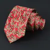 Gravata Masculina Bordado Jacquard Gravata Vermelha Gravata Masculina de Alta Qualidade Amarrada à Mão Traje Formal Fabricante Personalizado Estoque Pronto Atacado