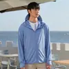 Mismo estilo ropa protectora solar hombres verano hielo cómoda ropa para la piel anti-ultravioleta transpirable visera desmontable ropa de pesca mujeres