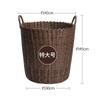 Cesta de Almacenamiento para Ropa Sucia de Tubo Grueso de Lujo Ligero Cesta de Lavandería de Ratán Cubo Cesta de Juguetes Marco de Ropa para Almacenar Velas Zhao