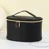 Bolsa de Cosméticos Sencilla con Patrón de Cocodrilo para Mujer, Bolsa de Almacenamiento Grande de Alta Gama, Neceser Portátil Impermeable para Viajes