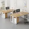 Escritorio de oficina, escritorio para computadora individual, escritorio para gerente comercial, mesa de conferencias simple y moderna, escritorio de estudio engrosado para uso doméstico
