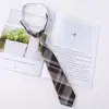 Jk a cuadros estilo japonés corbata de moño floral corbata para mujer estilo universitario para hombre corbata de moño para foto de graduación con camisa uniforme de marinero