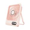 Ventilador de Escritorio Popular con Pantalla Digital, Carga USB, Portátil, Uso en Casa, Viento Fuerte, Mini, Recargable