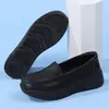 Zapatos de Enfermera en Stock, Duraderos, Suela Blanda, Transpirables, No Cansan los Pies, Zapatos de Trabajo para Hospital, Negros, Venta al por Mayor, Dropshipping Transfronterizo