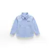 Camisa de Manga Comprida para Meninos, Camisa Infantil para Idades 3-12, Camisa Versátil para Crianças, Blusa de Primavera