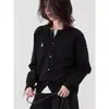 Ropa de principios de primavera Cárdigan de punto coreano para mujer Ropa de otoño 2024 Nuevo estilo perezoso Suéter holgado Chaqueta corta fina