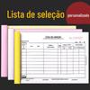 Lista de Materiais do Colar, Cópia Carbonada em Duas Vias, Documento Tríplice de Entrada e Saída, Formulário de Solicitação de Material de Armazém Personalizado, Coleção em Duas Vias