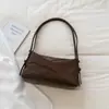 Bolso pequeño estilo coreano ins ShuaiMijia para mujer, bolso cuadrado pequeño de cuero suave a la moda, bolso cruzado simple tipo almohada para la ciudad