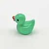 Mini Pato Simulación Resina Animal Pequeño Dibujos Animados Accesorios para el Cabello Hecho a Mano DIY Accesorios de Pegamento de Crema Pequeños Adornos Estéreo