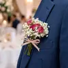 Buquê de Flores Secas de Lavanda Mini Buquê Corsage Sachê de Flores Secas Naturais Venda Quente Transfronteiriça Fabricante Dropshipping Atacado