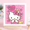Nuevo painting de diamantes 5D DIY hecho a mano rompecabezas Kuromi pintura de pegatinas de diamantes juguete decorativo creativo al por mayor para vendedores ambulantes
