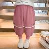 Pantalones de Invierno para Niñas con Forro de Felpa 2025 Nuevos Pantalones de Pana Gruesa de Invierno con Forro de Felpa y Algodón para Bebés