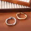 Popular Pulsera Geométrica Irregular Exagerada Simple Europea y Americana de Lujo Ligero Diseño de Personalidad Nicho Sensación de Alta Gama Mobius