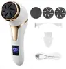 Lixa Elétrica de Pé Zhimei para Remover Pele Morta e Calos, com Display Digital LCD, Totalmente Lavável, Dispositivo Automático de Cuidados com os Pés, Ferramenta de Esfoliação para Pele dos Pés