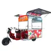 Carrito de Comida Eléctrico de Tres Ruedas, Carrito de Snacks Gourmet, Modelo de Acero Inoxidable para Comida Callejera, Barbacoa y Brochetas Fritas, Venta Directa desde la Fábrica Fuente