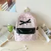 Design delicado de renda, mochila fofa para meninas, mochila estilo coreano, mochila para alunos do ensino fundamental, adequada para passeios com amigos