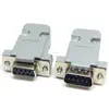 Conector de Porta Serial DB9 Fêmea Macho de 9 Pinos Tipo Solda Porta Serial COM RS232 Plug de Nove Pinos DB15/25/37