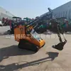 Cargadora compacta Euro 5 para obras, Cargadora de transporte multifuncional, Cargadora compacta de ruedas para trituración y excavación