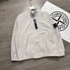 Jaqueta Cross-Border Estilo Tech Stone Casual Solta Emblema de Bússola Cor Sólida Casaco Unissex Modelo Novo Primavera e Outono