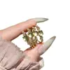 Venta al por mayor del fabricante Xiaohongshu Anillo de Bombilla Pequeña de Espuma de Agua Natural Jade con Incrustación de Plata S925, Diseño Fresco y Sencillo