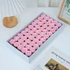 Nuevas Cabezas de Flores de Jabón del Tamaño de un Pulgar, Flores de Jabón Mini Rosa de Cuatro Capas, Cabezas de Flores de Ramo Pequeño, Materiales de Flores Artificiales
