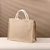 Bolsas de Linho Personalizadas, Sacolas de Linho-Algodão-Juta, Bolsas de Almoço Ecológicas, Sacolas de Lona Personalizadas, Bolsas para o Dia a Dia com Impressão de Logo