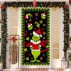 Nuevo banner navideño transfronterizo vertical diseño de escena suministros de decoración bandera colgante para porche bandera navideña 180 * 90 cm