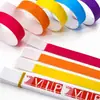 Pulseras desechables en stock Suministro transfronterizo VIP entradas para parques de atracciones y conciertos pulseras desechables de papel sintético