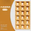 Tendencia PU Nueve Rejillas Componente ABS Doble Cara Partición Pared Falsa Ladrillo Hueco Pared de Fondo Arte Hueco Decoración Ligera