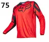 Nuevo Traje de Descenso Cabeza de Zorro Fox Traje de Ciclismo de Montaña Parte Superior para Hombre de Manga Larga Traje de Carreras Todoterreno de Secado Rápido