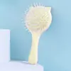 Adorable Peine para el Cabello con Orejas de Gato con Espejo Estilo Dibujo Animado de Orejas de Gato Peine de Almohadilla de Aire Portátil para el Hogar Peine Esponjoso para Masaje