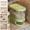 Recipiente de arroz é à prova de insetos e à prova de umidade, um pote de arroz selado para uso doméstico, uma caixa de armazenamento para arroz e grãos, um recipiente de grãos de grau alimentício