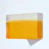 Jabón Artesanal de Sal del Himalaya con Lámina de Oro y Aceite Esencial de Rosa 135g - Jabón Hidratante, Limpiador, Refrescante y Control de Grasa para Limpieza y Baño