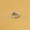 9mm Plata de ley Xizang aro dorado espaciador de hechizos cierre aro hechizo anillo de plata espaciador Accesorios hechos a mano DIY mito negro sabio