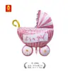 Decoración de Globos de Papel de Aluminio con Forma de Luna Llena para Bebés de Comercio Exterior para Puestos, Cochecitos de Cumpleaños, Mecedoras, Niños y Niñas
