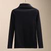 Personalizável com Fotos e Amostras: Camada Base Térmica Derong Cor Sólida Feminina Outono e Inverno com Forro de Fleece Manga Longa Slim Fit